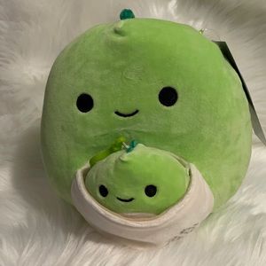 Squishmallow- 8" mommy and 3.5 baby dino